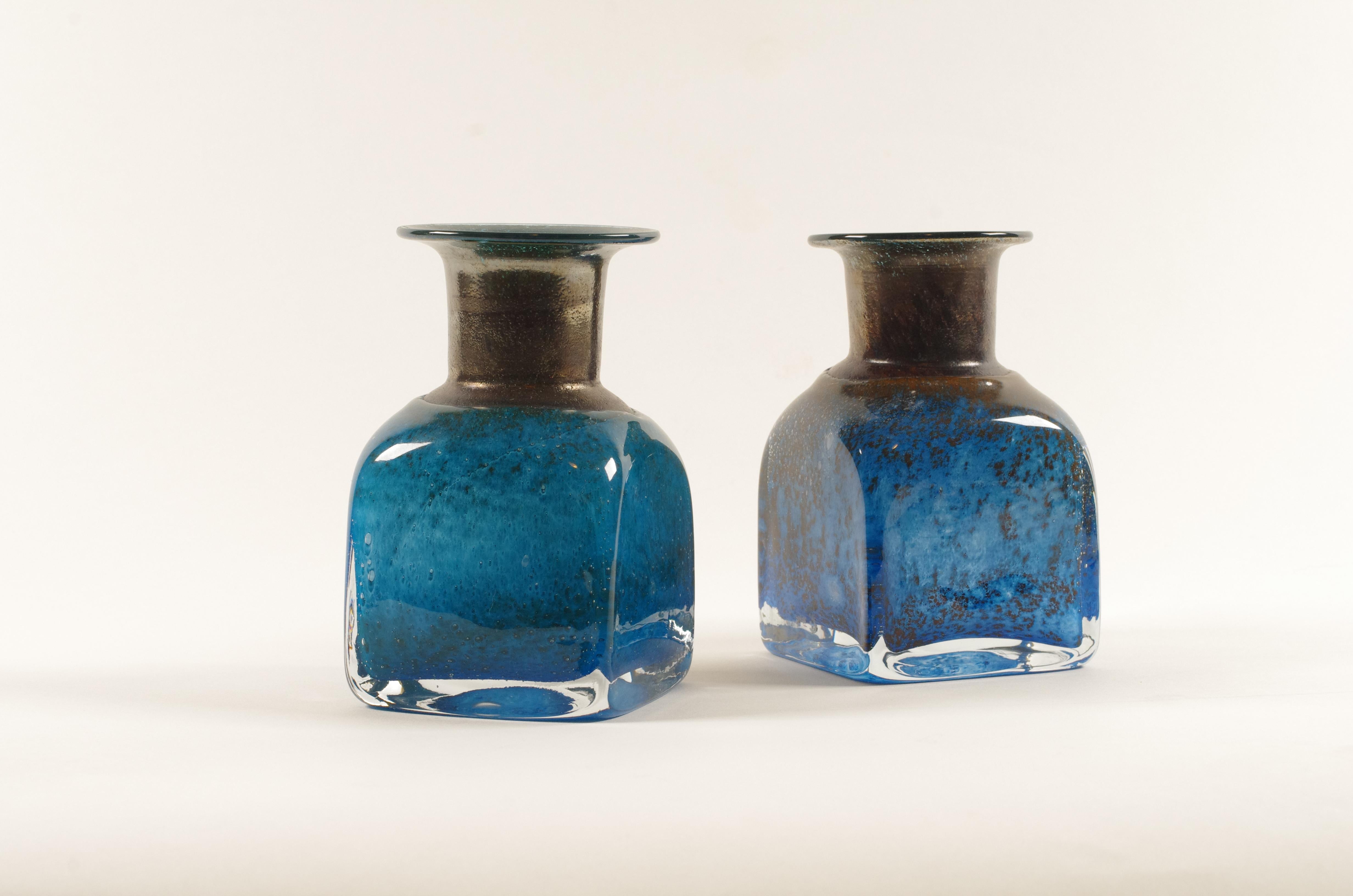 Altro Coppia di vasi in vetro 