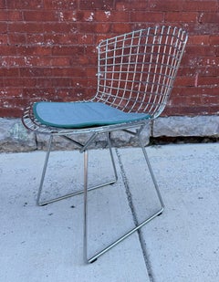 Pair of Bertoia Chairs in chrome-plated steel by Harry Bertoia for Knoll, 1970s