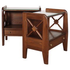 Pair of Bespoke Art Deco Style Bedside Tables