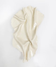 Pair of Bespoke French Ceramic Froissé Sconces