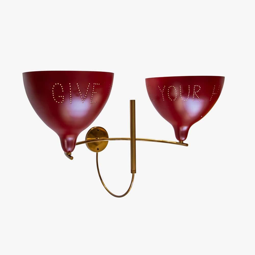 Give Me Your Hand Wall Lights Inspired by Midcentury Italian Design by Mardegan In Excellent Condition For Sale In London, GB