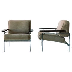 Pair of Beto Armchairs, Sergio Rodrigues