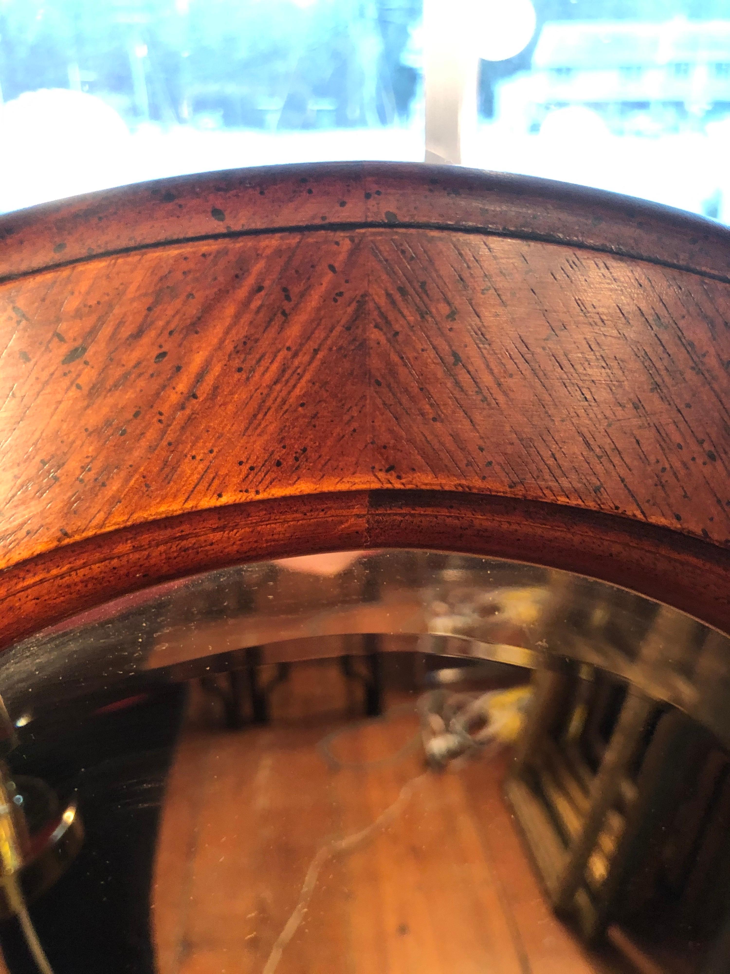 Pair of Beveled Arched Mirrors 9