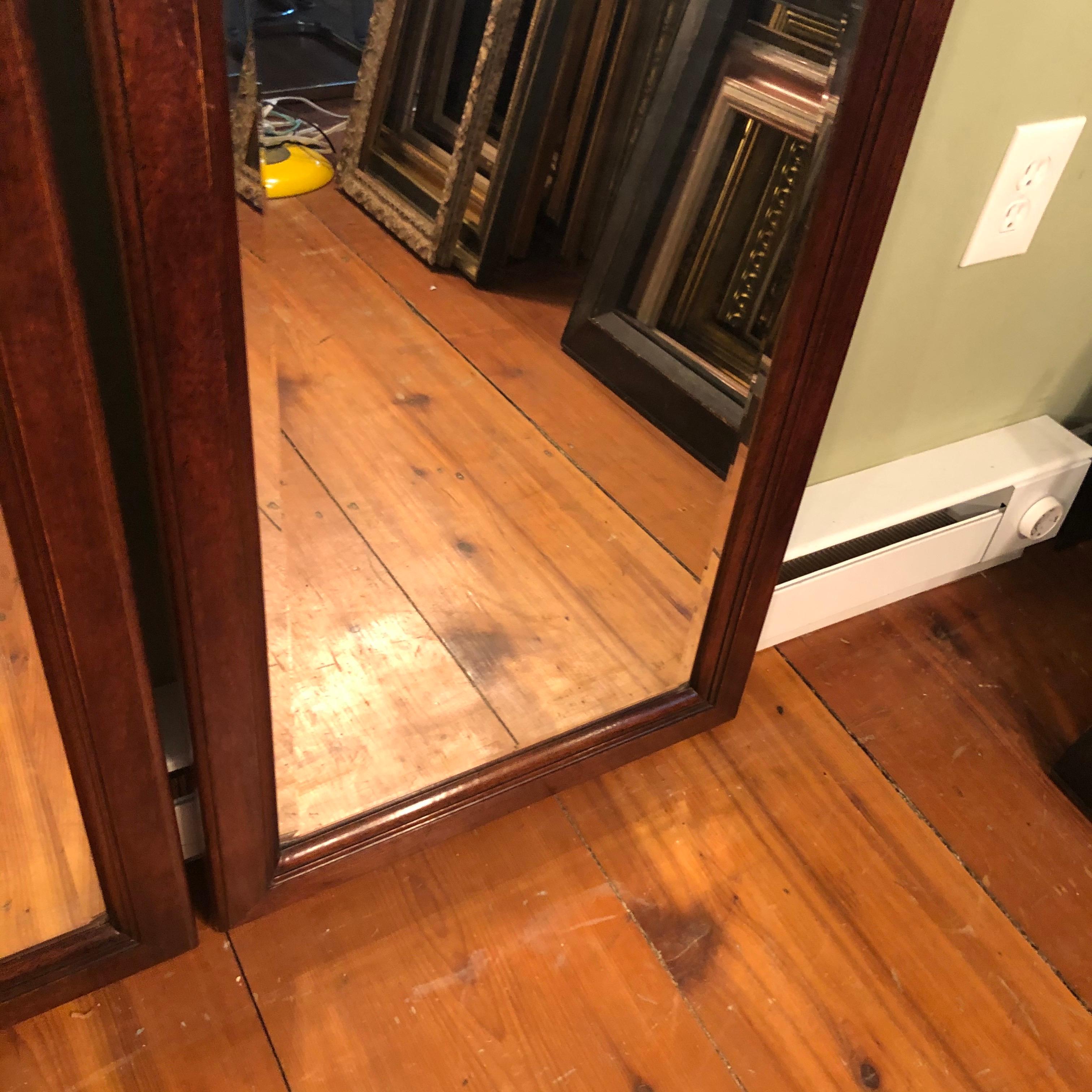 Pair of Beveled Arched Mirrors 12