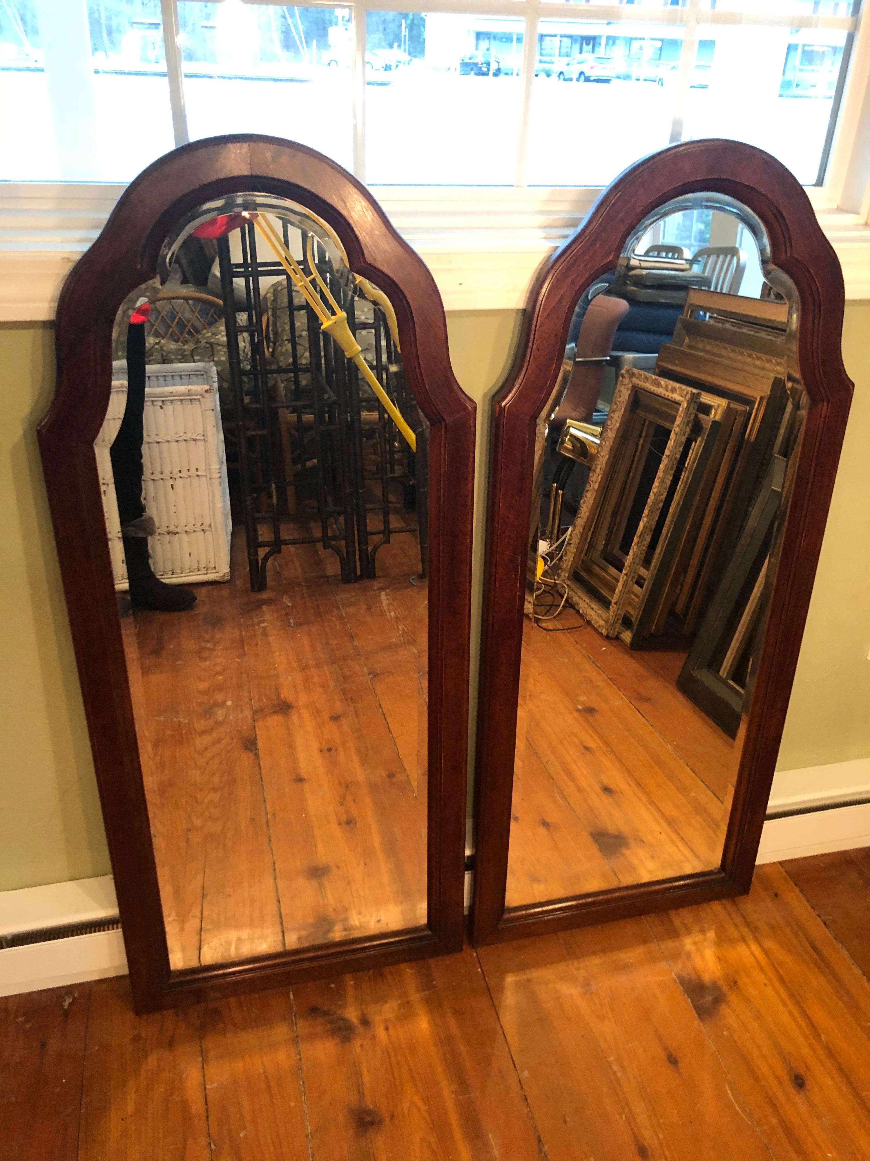 beveled arch mirror