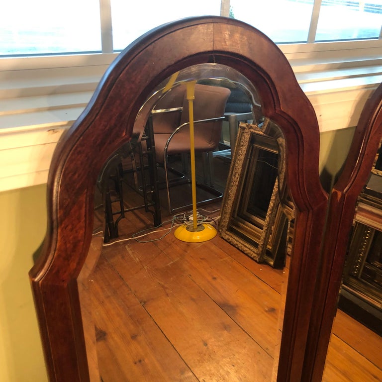 Pair of Beveled Arched Mirrors For Sale 4