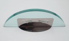 Pair of Beveled Glass Sconces by Fontana Arte