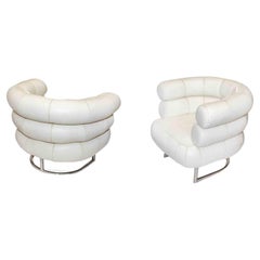 Pair of Bibendum Armchairs by Eileen Gray, 1970s