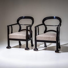 Pair of Biedermeier Armchairs, Austria, circa 1830