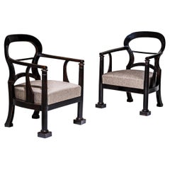 Pair of Biedermeier Armchairs, Austria, circa 1830