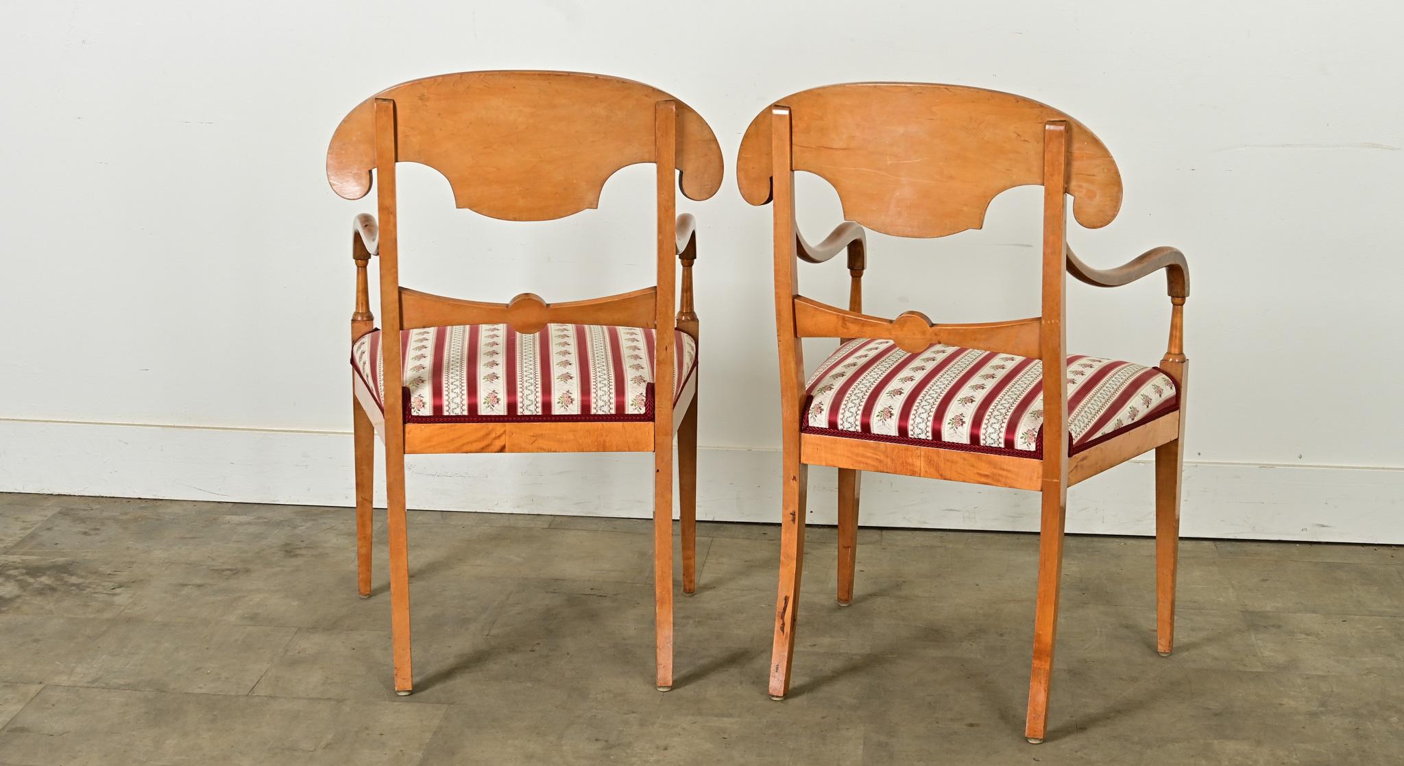 Coppia di poltrone Biedermeier in vendita 5