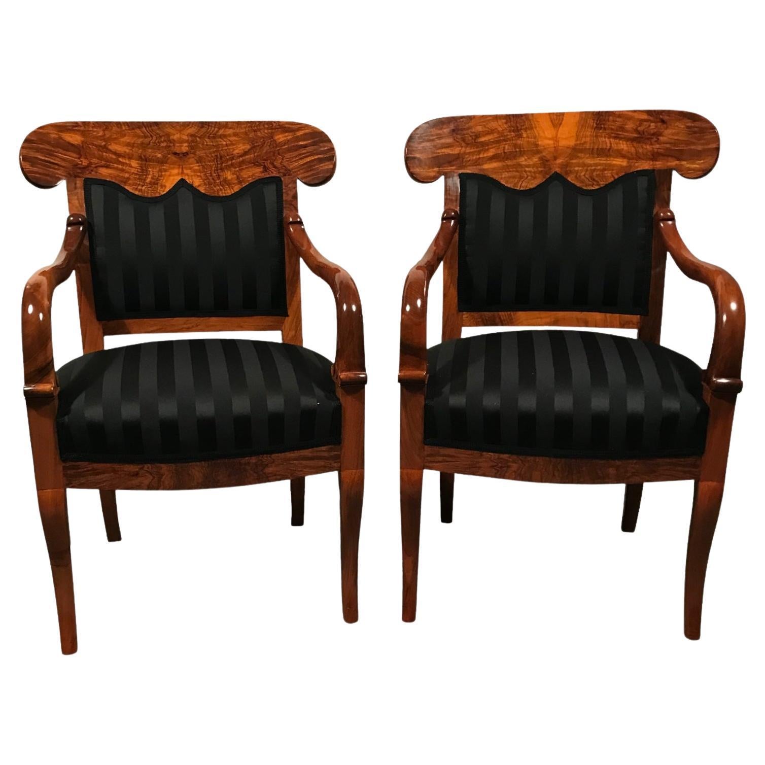 Paar Biedermeier-Sessel, Deutschland 1820