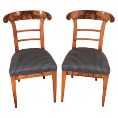 Pair of Biedermeier Chairs, 1820-30