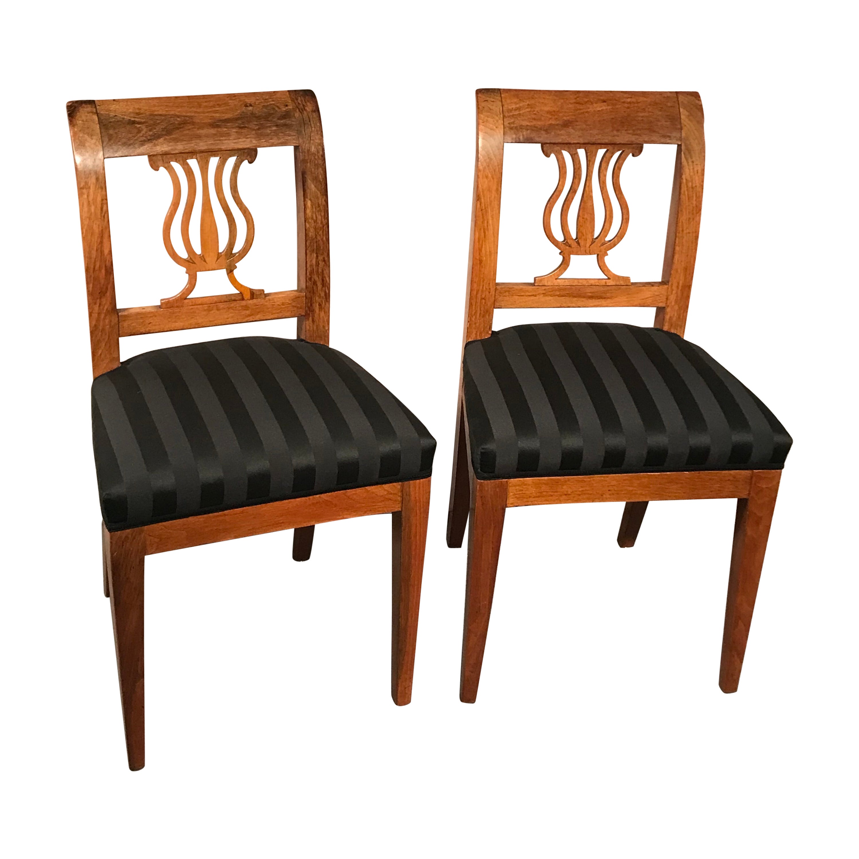 Pair of Biedermeier Chairs, 1820