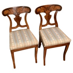 Pair of Biedermeier Chairs, 1820