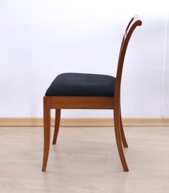 Pair of Biedermeier Chairs/Ebony, Cherry, Southwest Germany, circa 1820