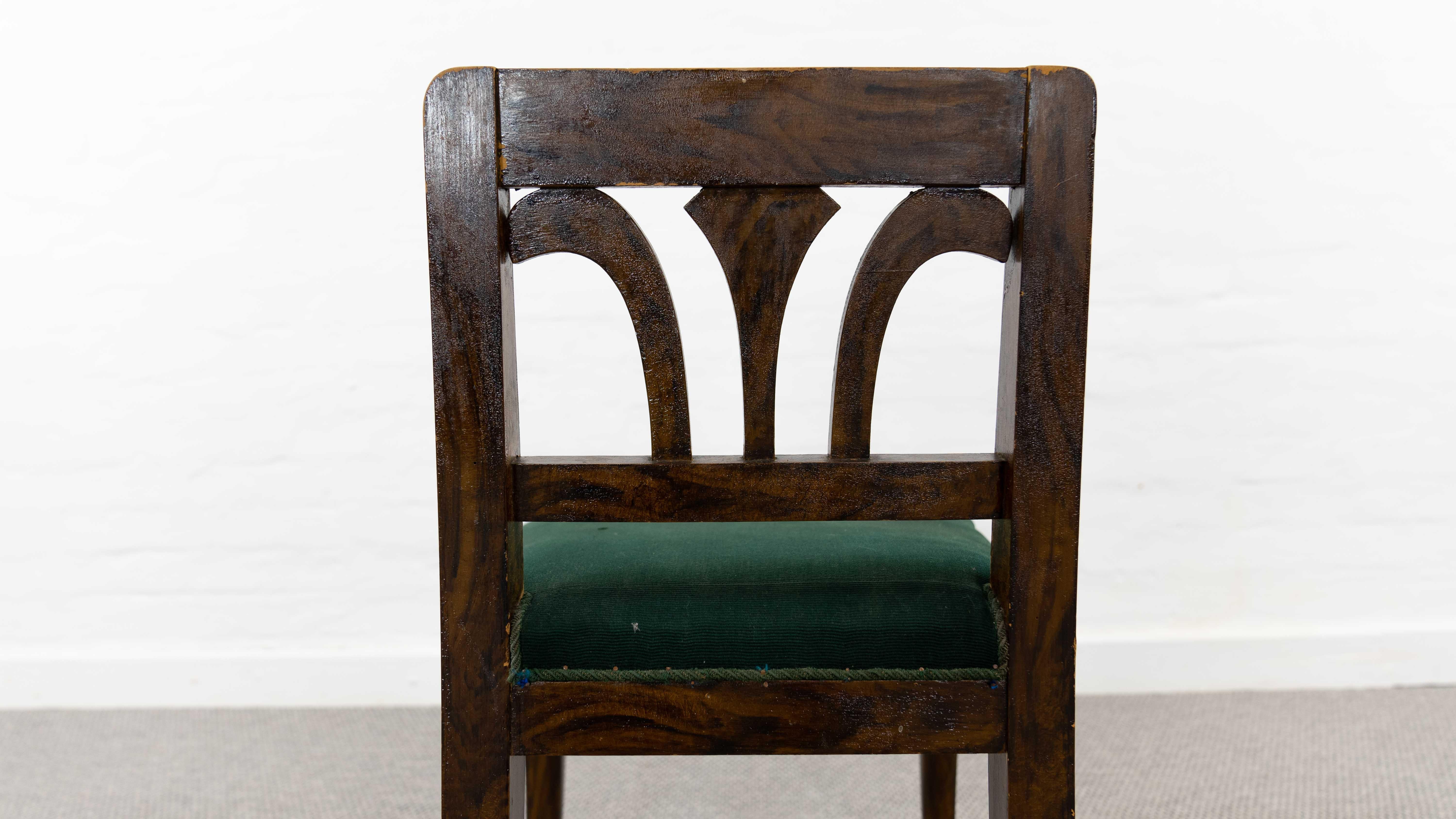 Pair of Biedermeier Chairs For Sale 6