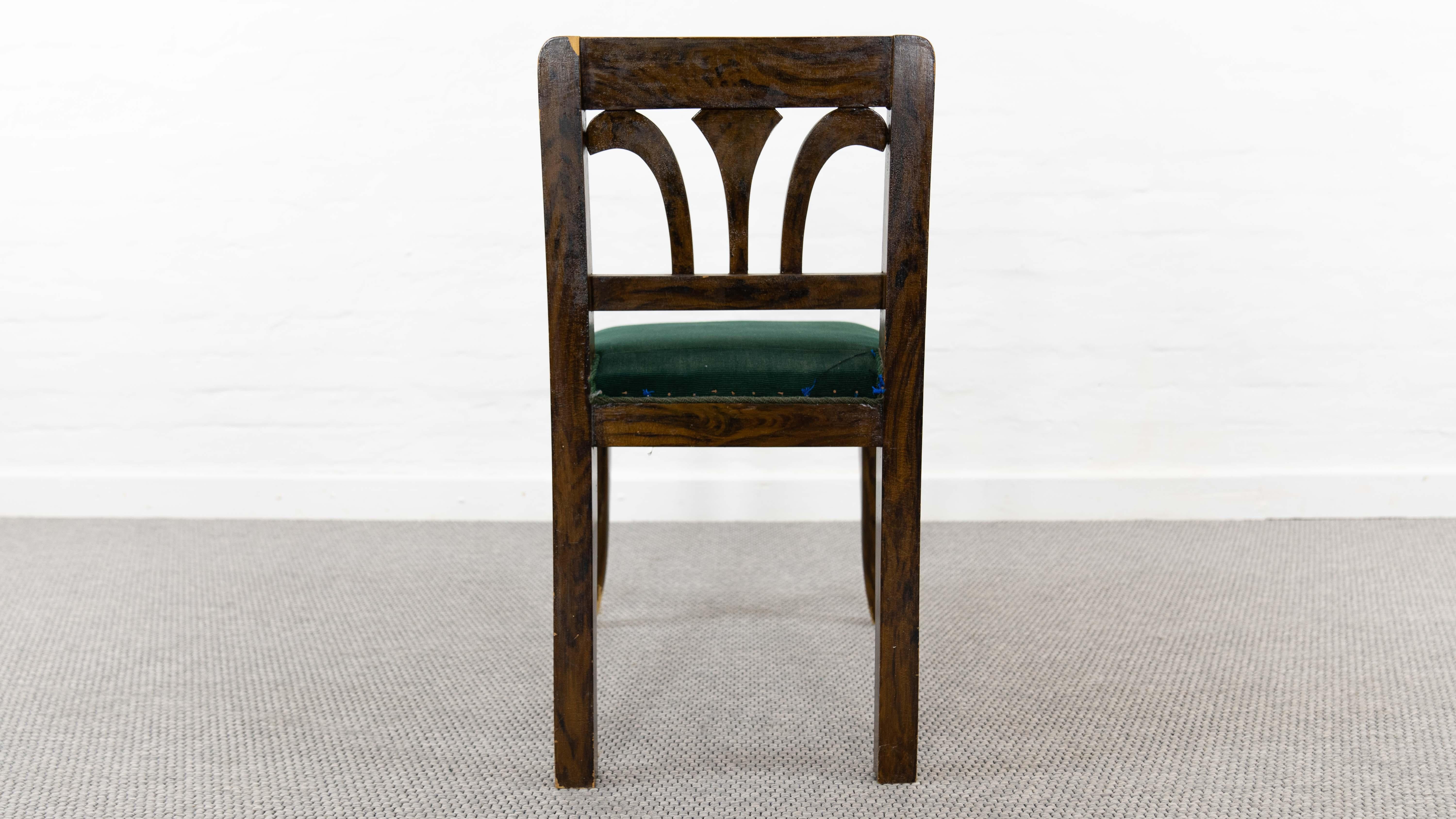 Pair of Biedermeier Chairs For Sale 11