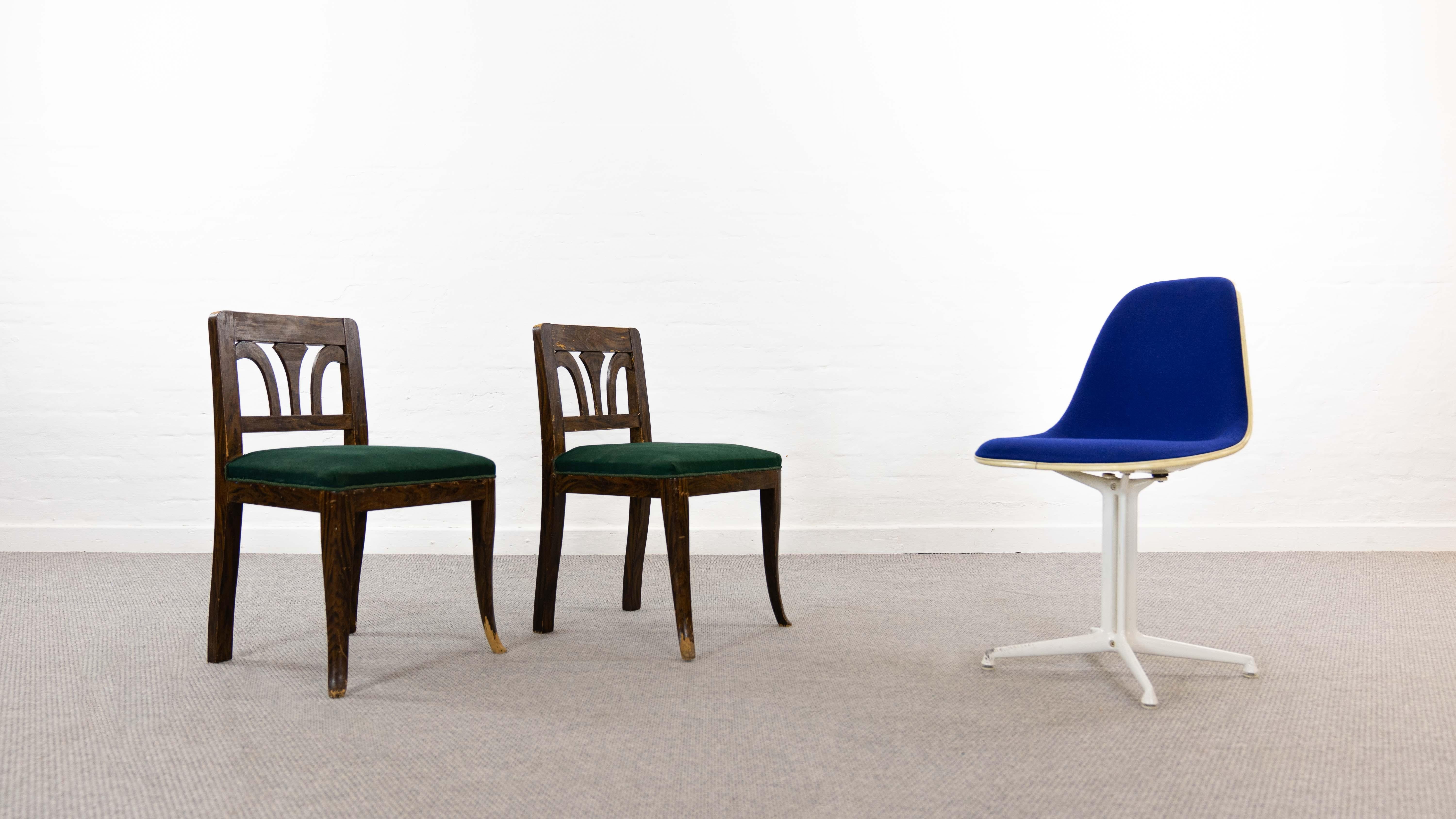 Pair of Biedermeier Chairs For Sale 2