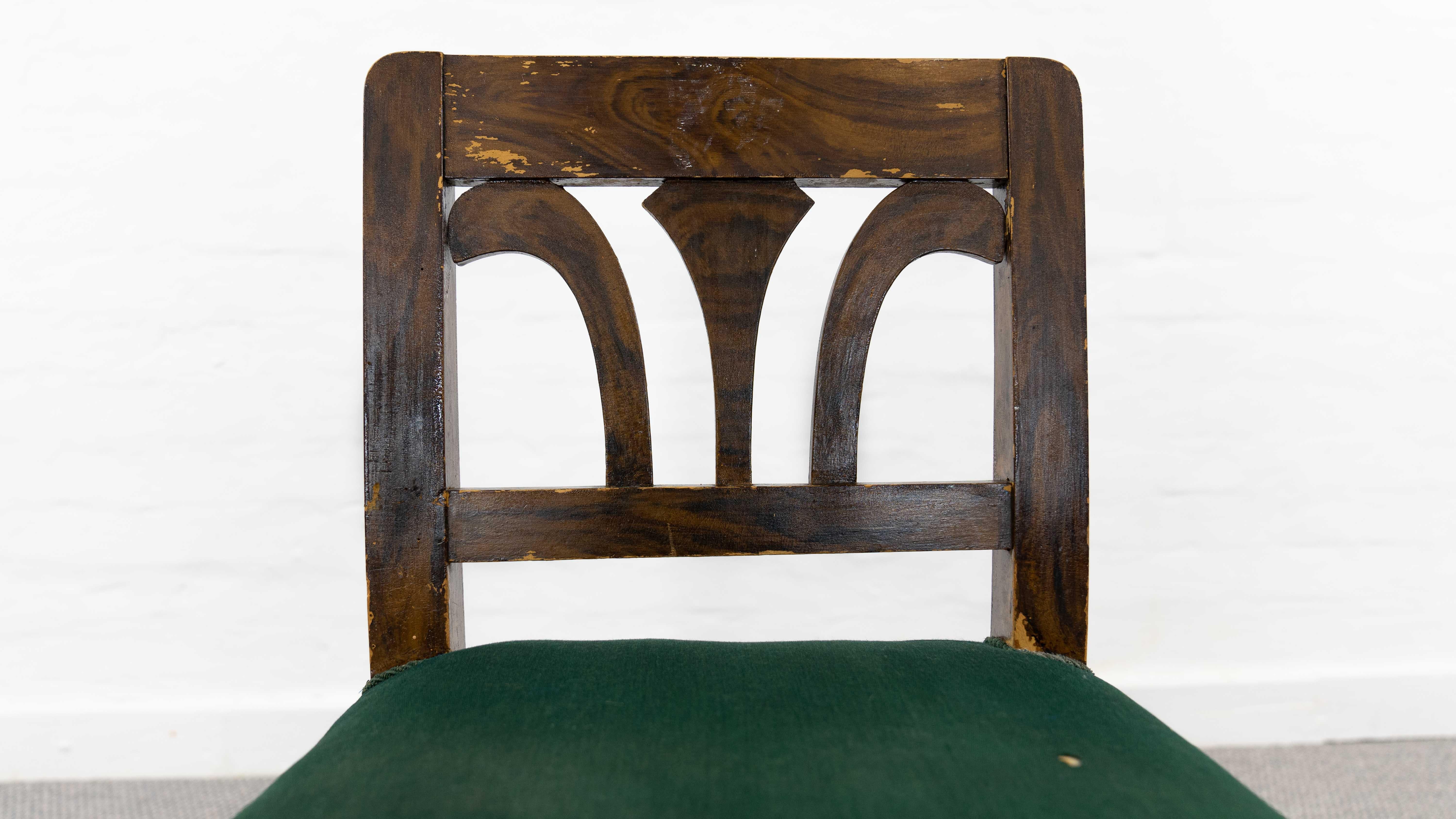 Pair of Biedermeier Chairs For Sale 3