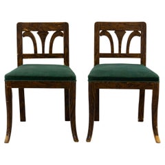 Coppia di sedie Biedermeier