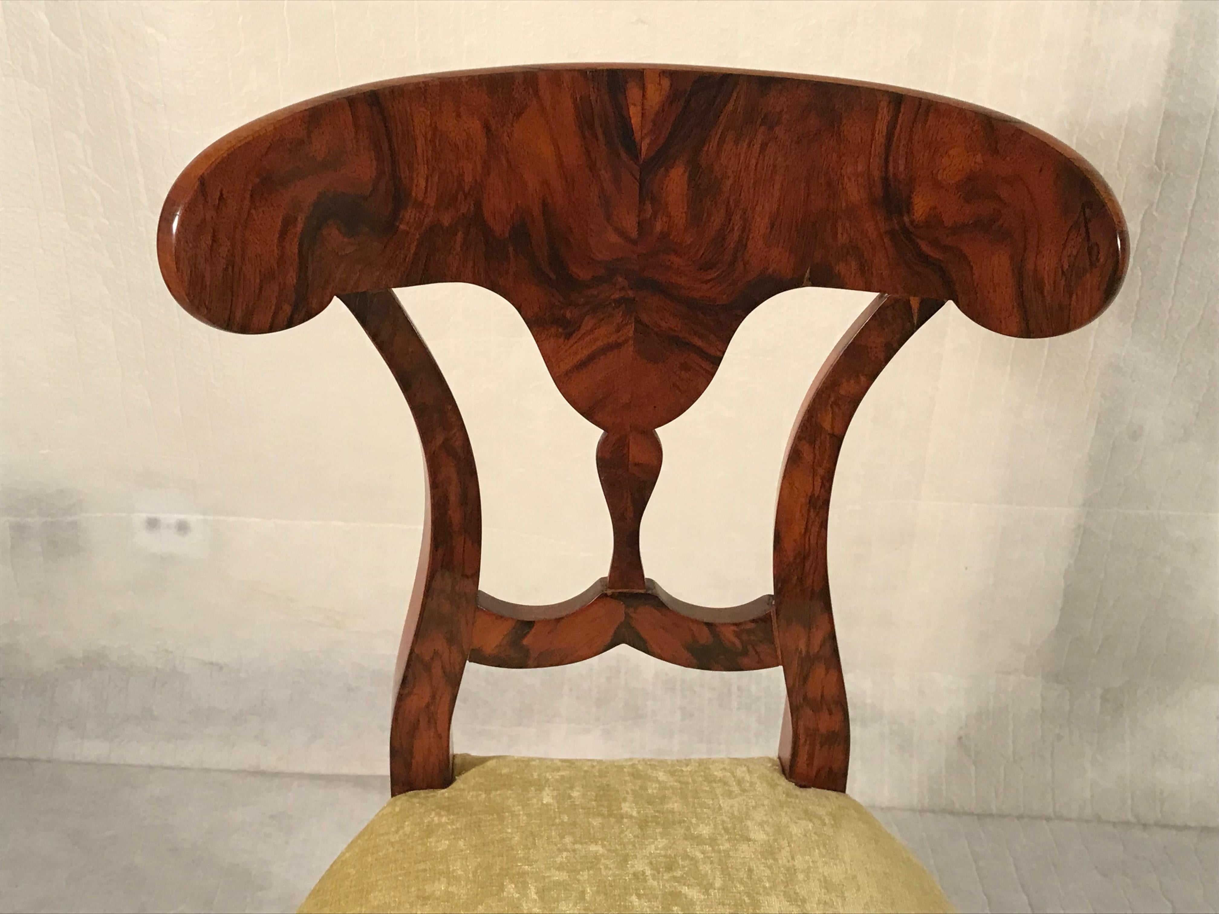 Pair of Biedermeier Chairs, South German 1820 In Good Condition In Leimen, DE