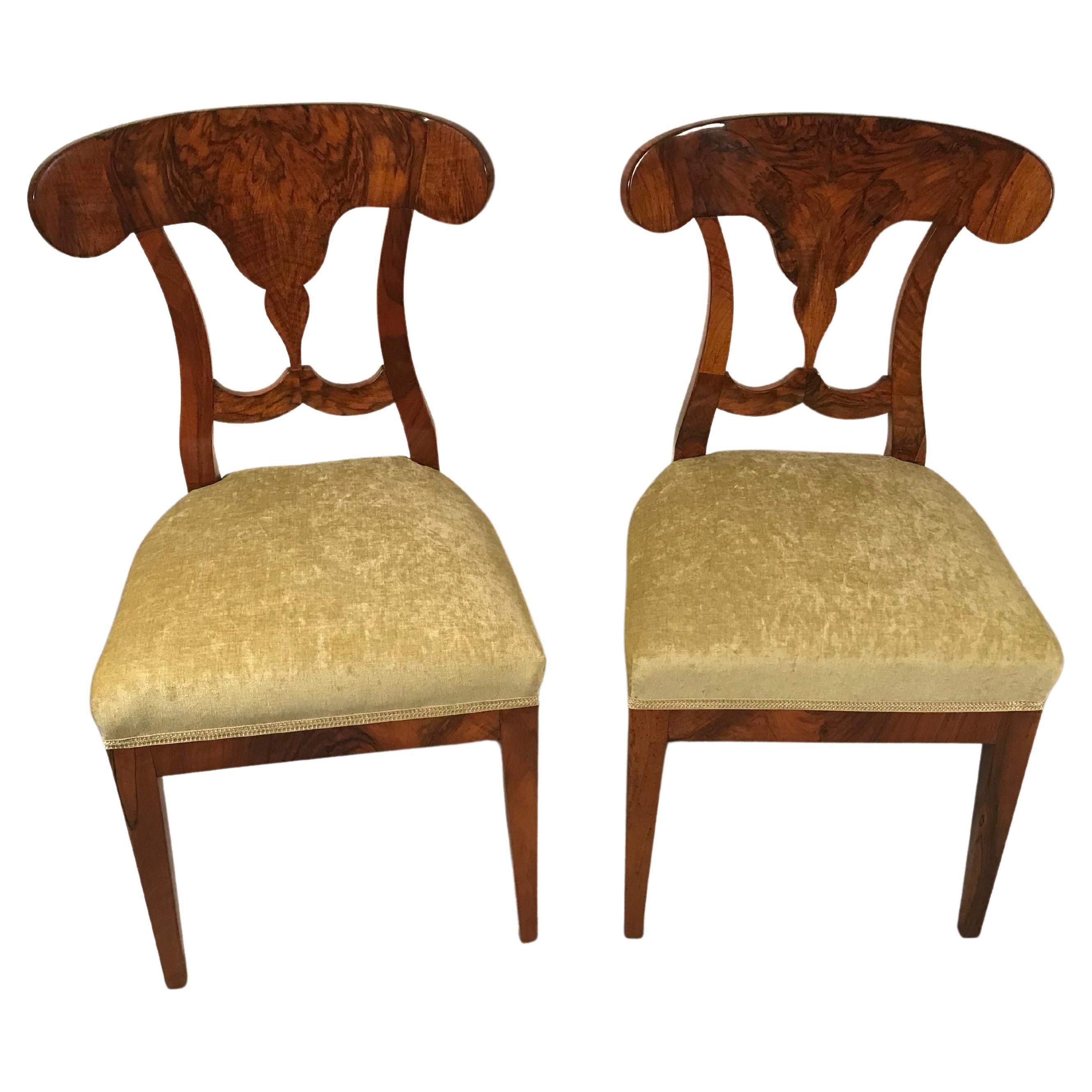 Pair of Biedermeier Chairs, South German 1820