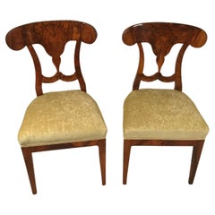 Antique Pair of Biedermeier Chairs, South German 1820