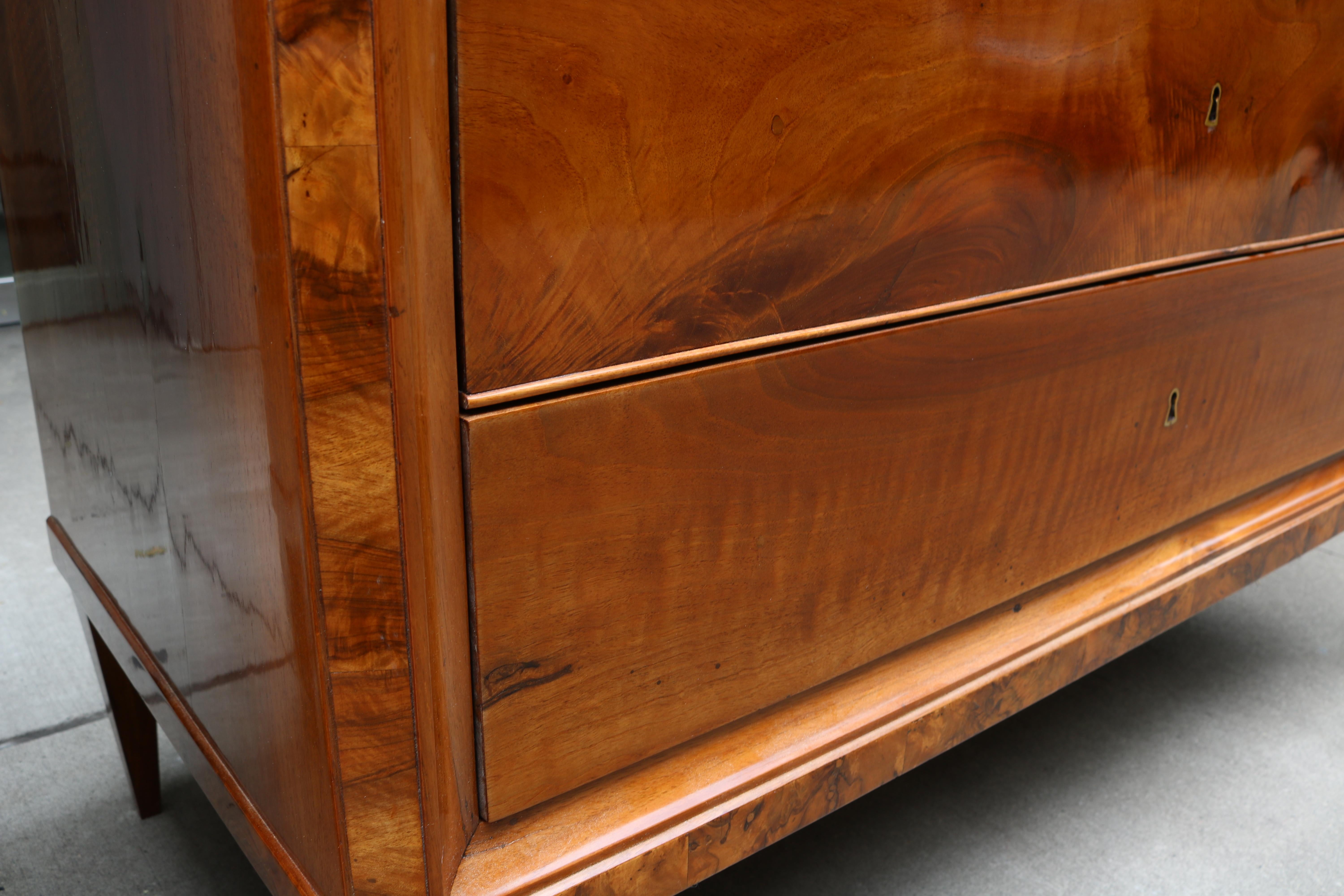 Italian Pair of Biedermeier Chests 19th Century