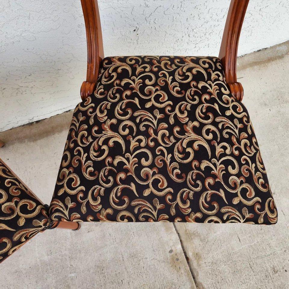 Paire de chaises Empire Biedermeier en broussin en vente 9