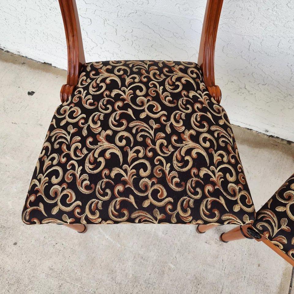 Paire de chaises Empire Biedermeier en broussin en vente 10