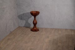 Porte-plantes Biedermeier rond et octogonal en bois de noyer:: 1830