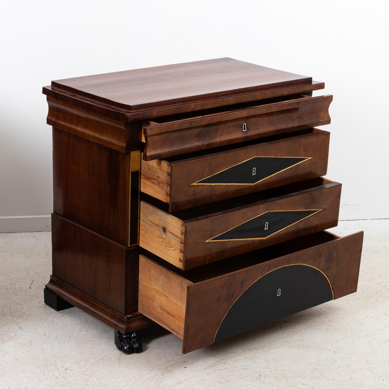 Pair of Biedermeier Style Chest of Drawers 2