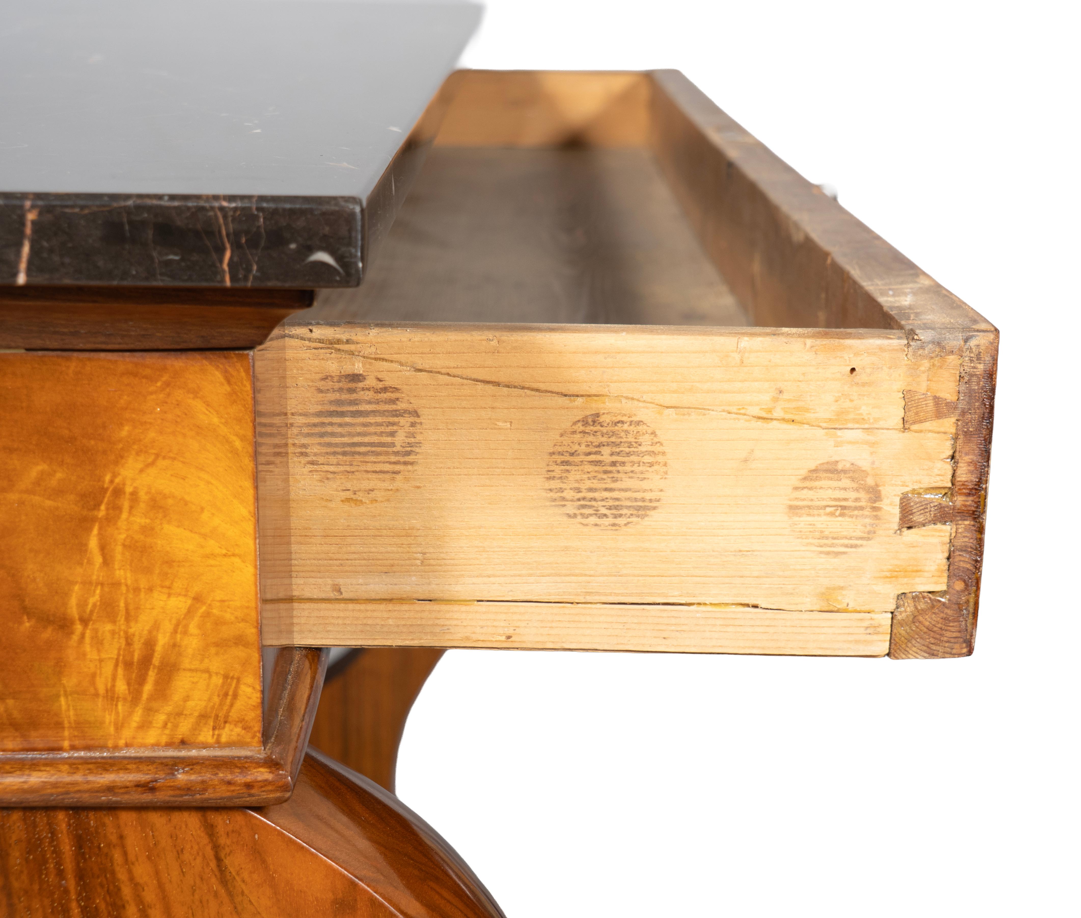 Pareja De Consolas Biedermeier De Nogal en venta 3