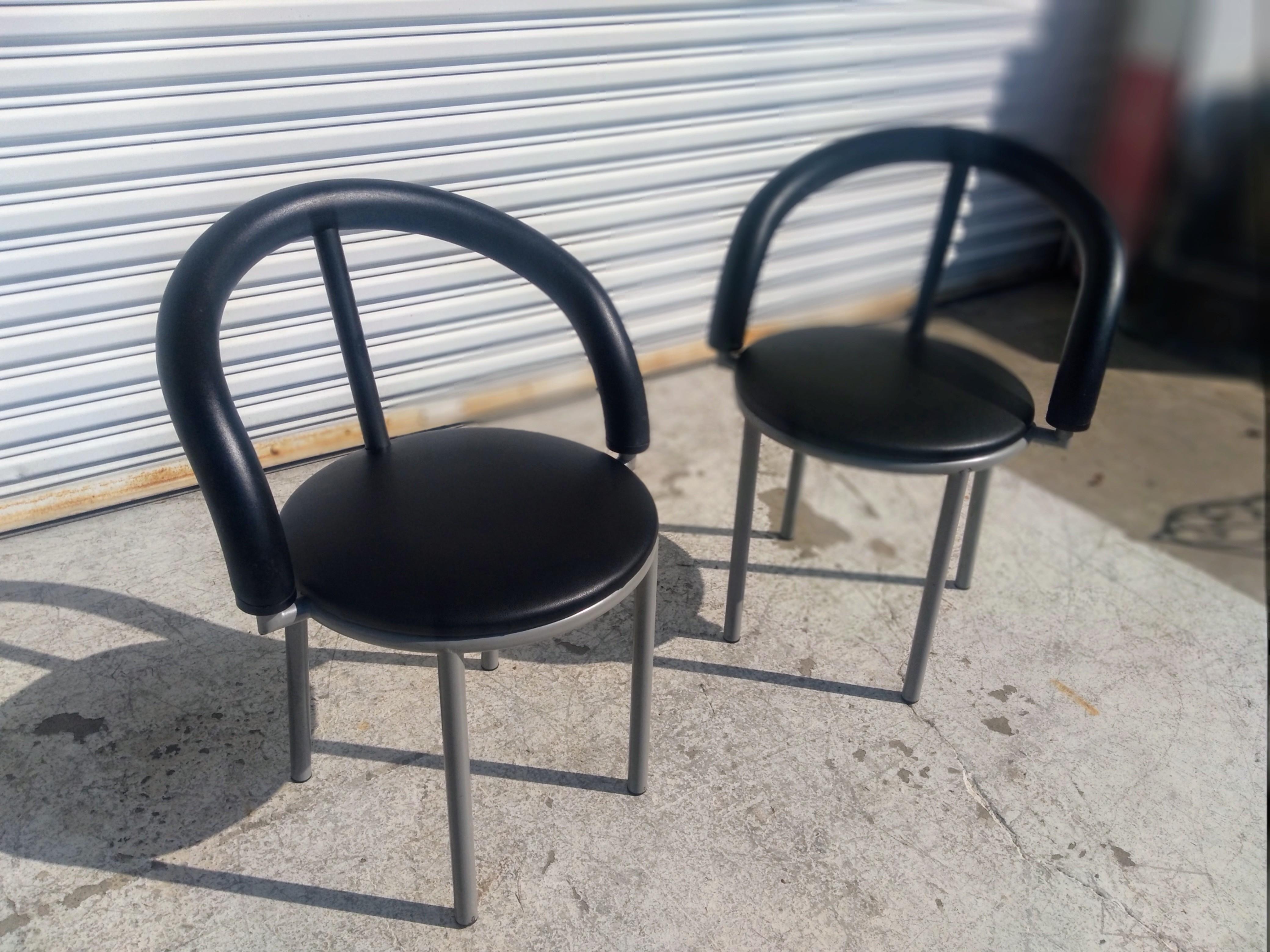 Paire de chaises Alpha en Bieffeplast par Anna Anselmi Bon état - En vente à Pasadena, TX