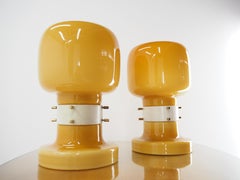 Pair of Midcentury Table Lamps by Zbyněk Hřivnáč, Equipment Hotel Praha 1960s