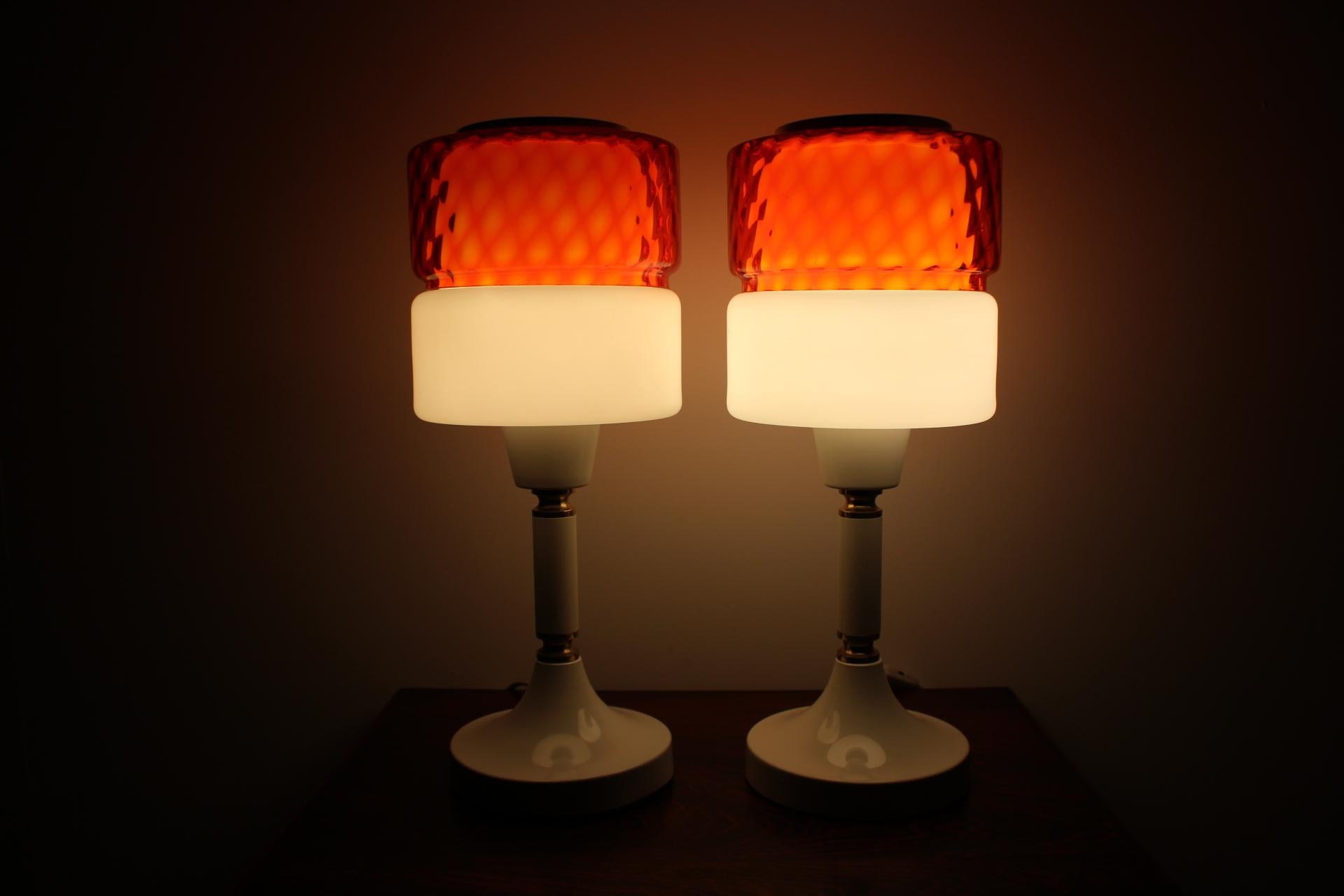 Pair of Big Table Lamps, 1960s For Sale 1