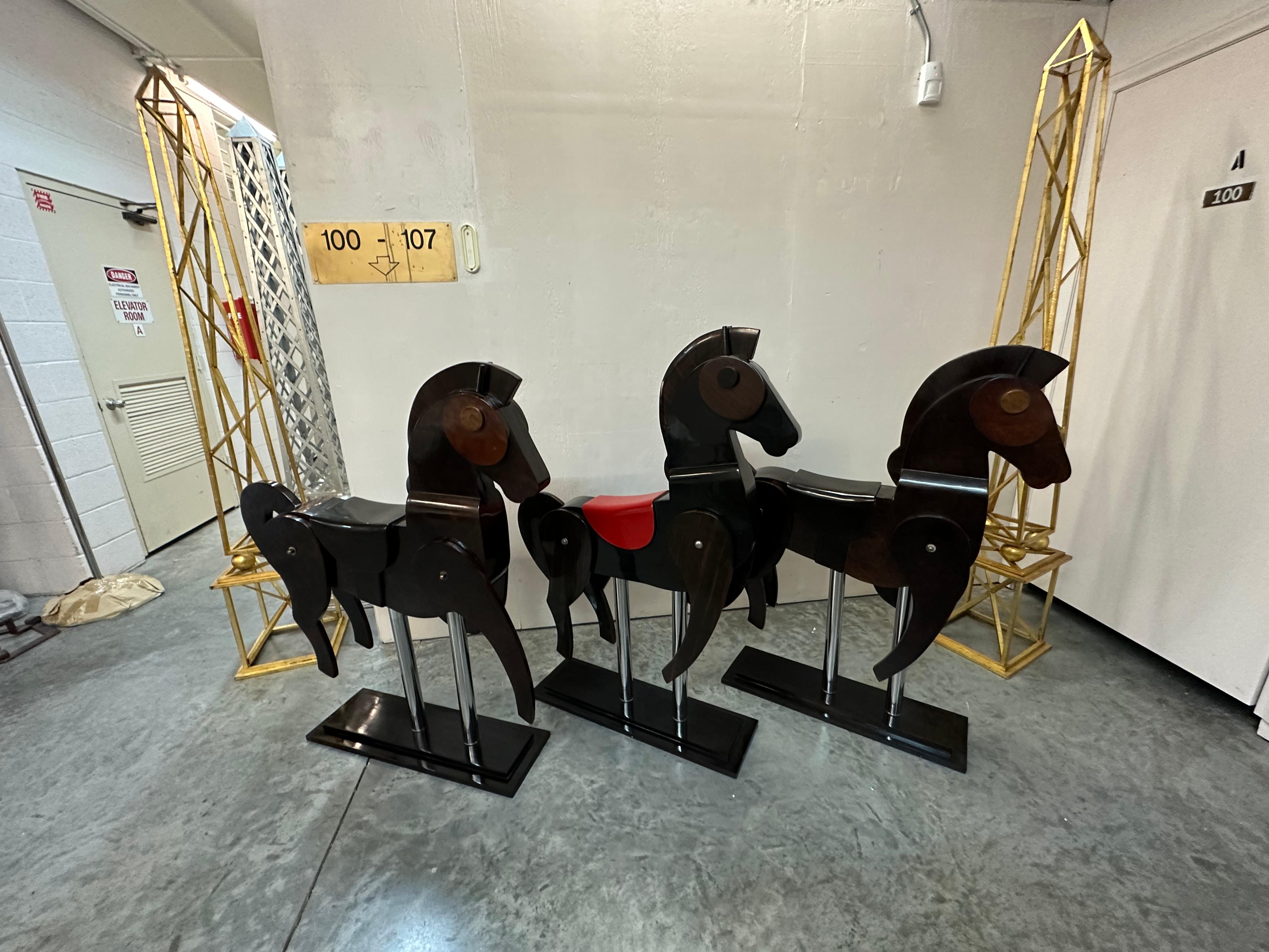 Pair of  bigs Art Deco Horse, 1940, France For Sale 4