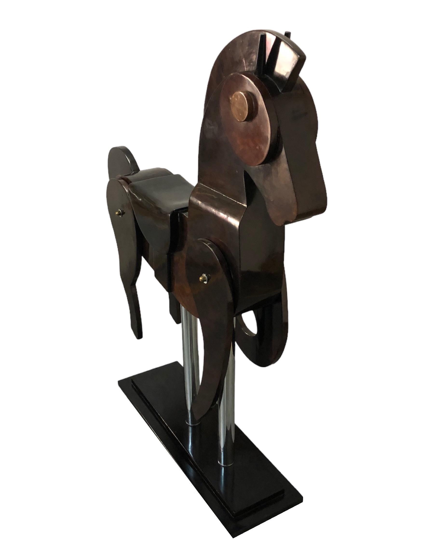 Pair of  bigs Art Deco Horse, 1940, France For Sale 12