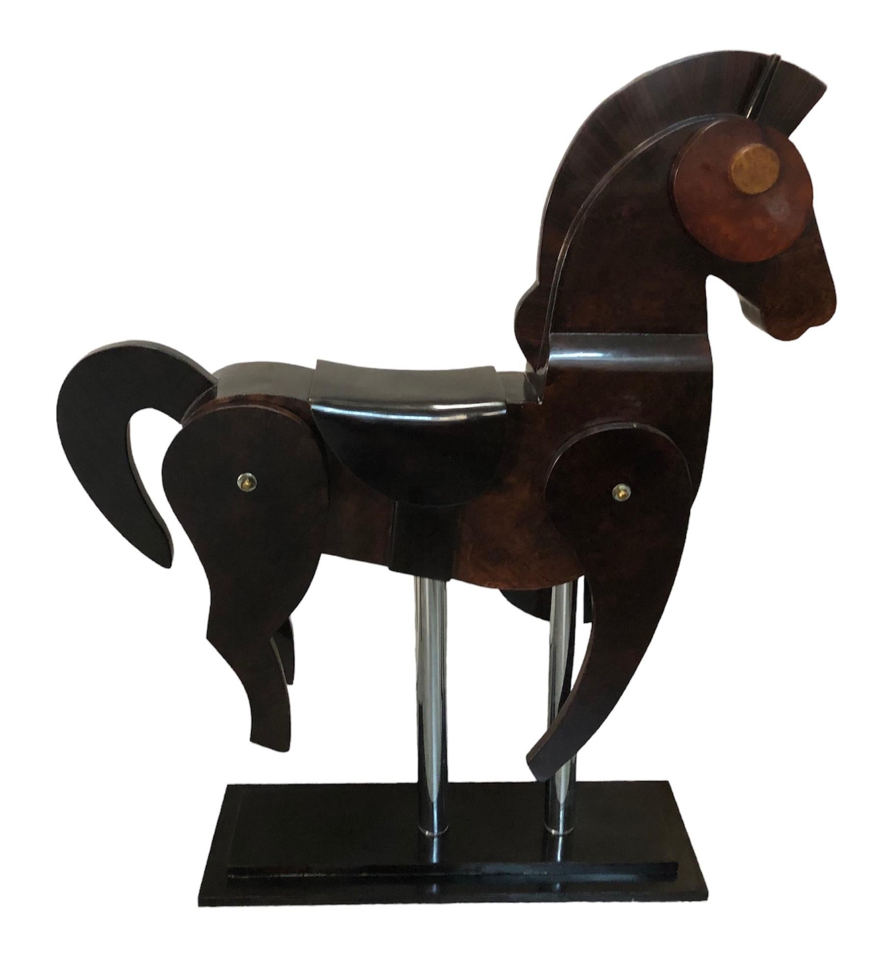 Pair of  bigs Art Deco Horse, 1940, France For Sale 13