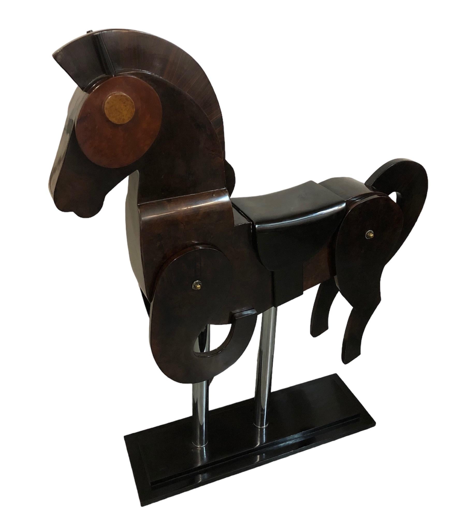 Pair of  bigs Art Deco Horse, 1940, France For Sale 14