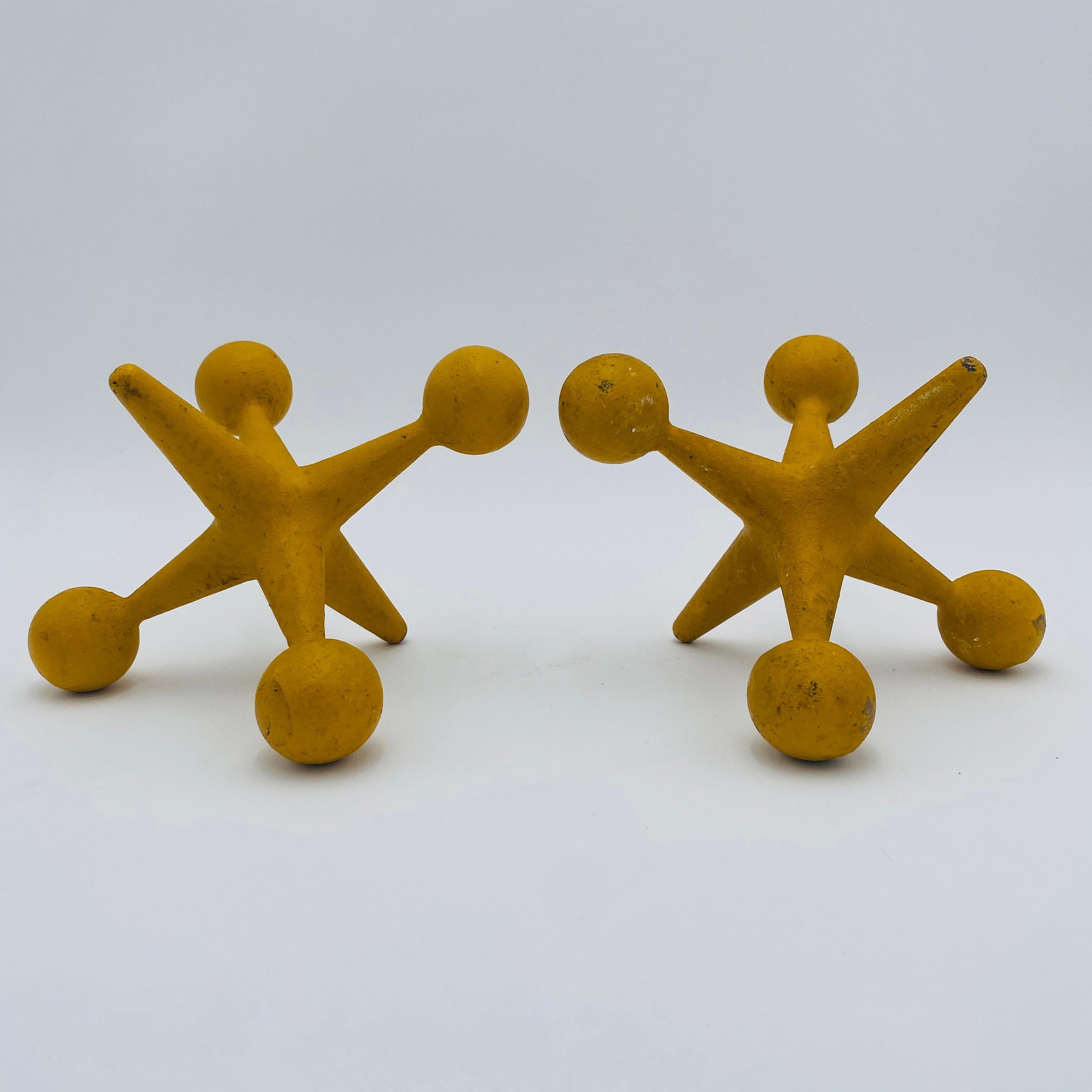 Pair of Bill Curry for Design Line Jax or Jacks Bookends For Sale 2