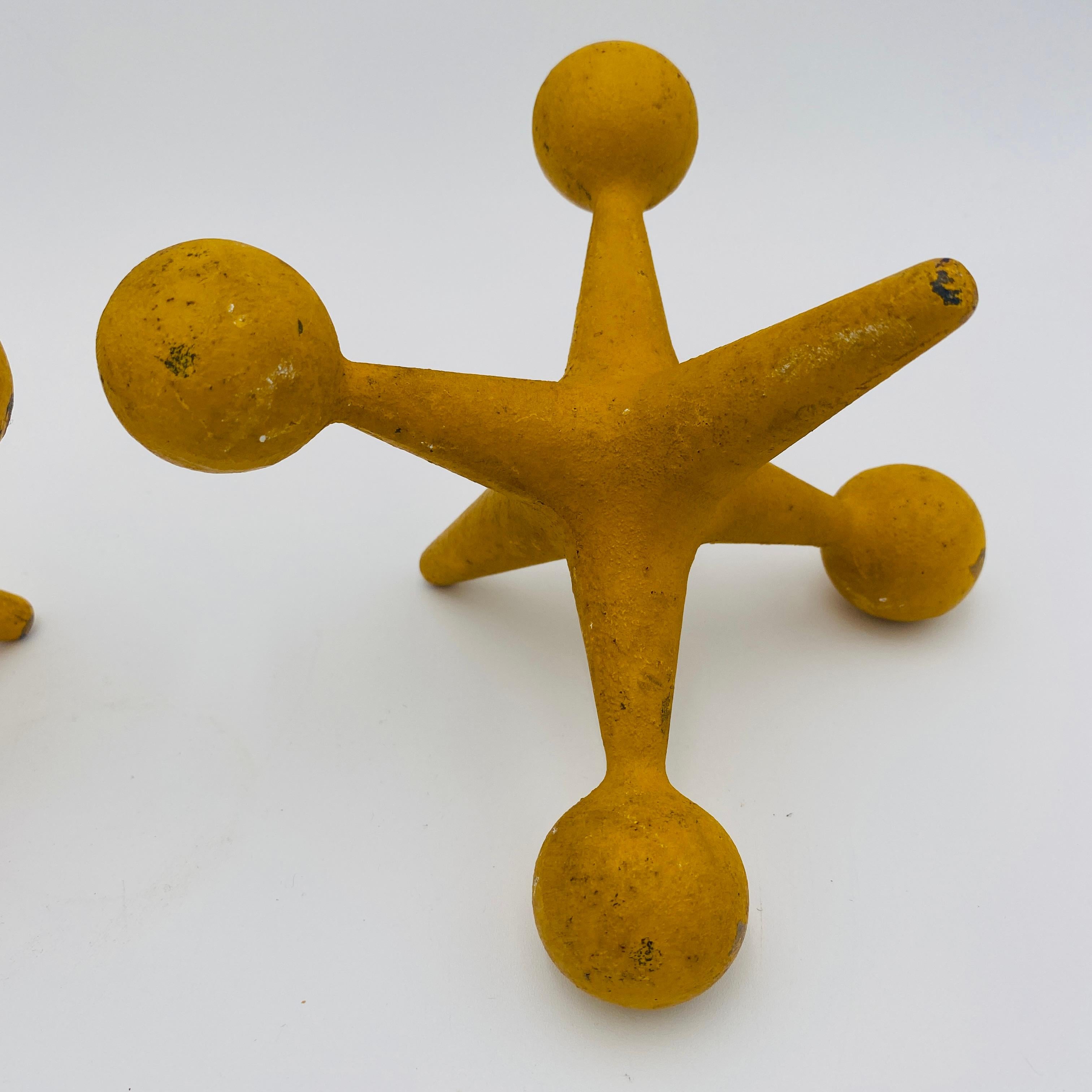 Mid-20th Century Pair of Bill Curry for Design Line Jax or Jacks Bookends For Sale