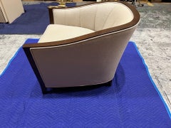Pair of Bill Sofield ‘Layton’ Lounge Chairs #6359 for Baker