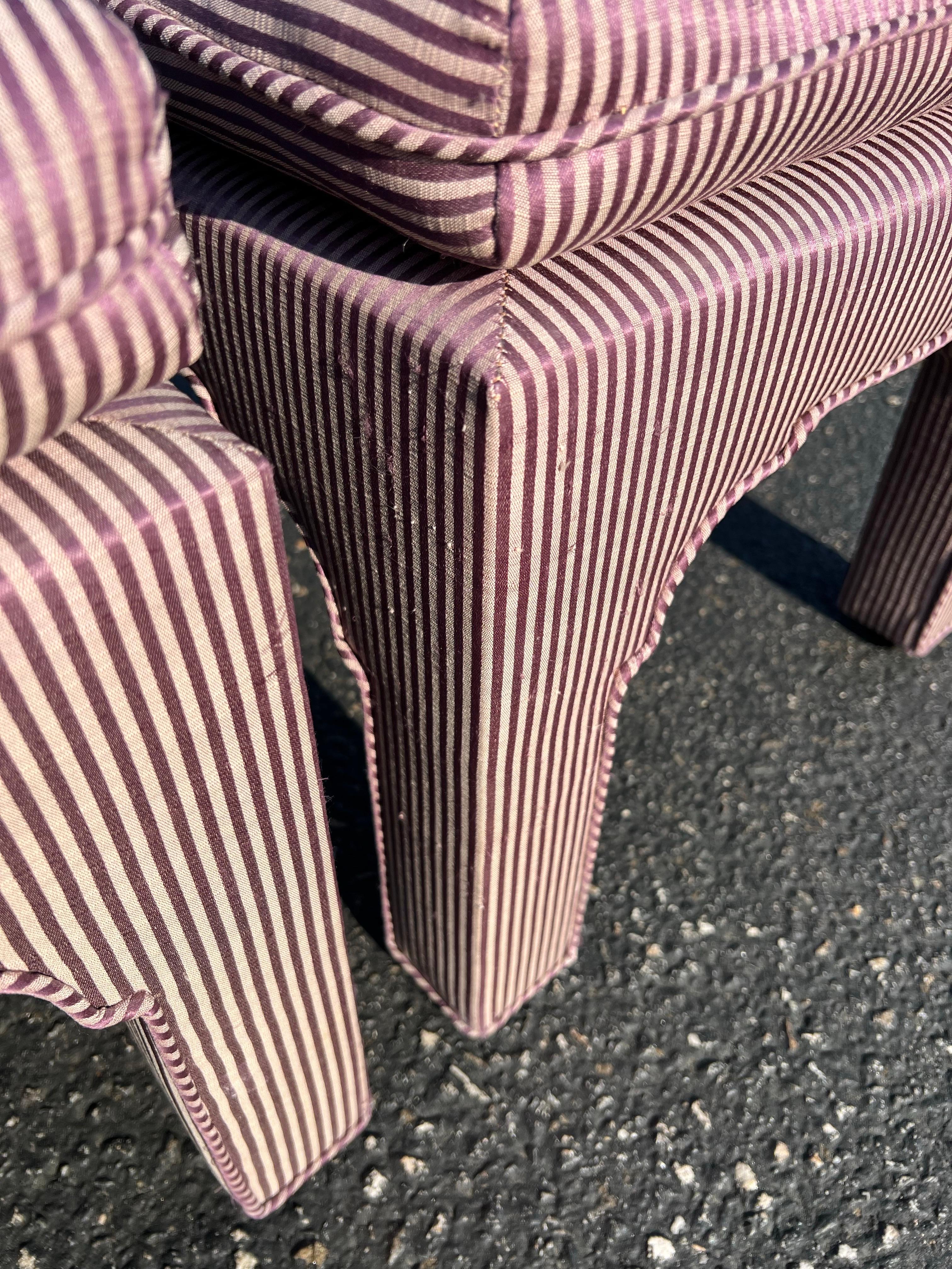 Pair of Billy Baldwin Pillow Top Sculpted Ottomans For Sale 15