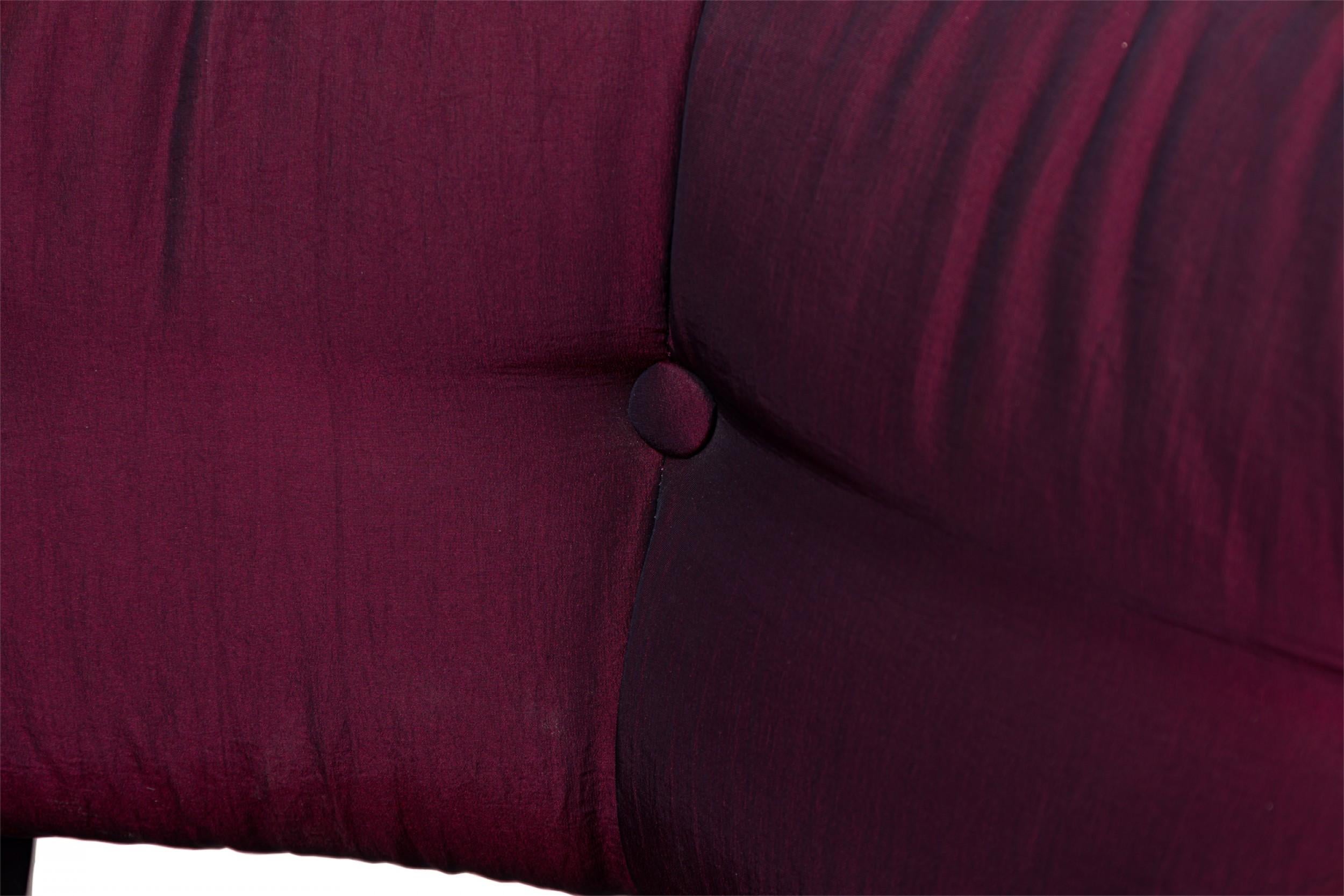 Pair Hollywood Regency Slipper Chairs & Ottoman, attributed to Billy Haines 2