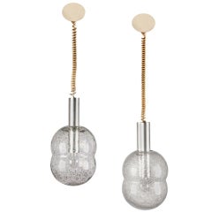 Pair of "Bilobo" Pendant Lamps by Tobia Scarpa for Flos