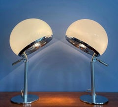 Paar Tischlampen „Bino“, herausgegeben von Candle, Italien 1968, Paar