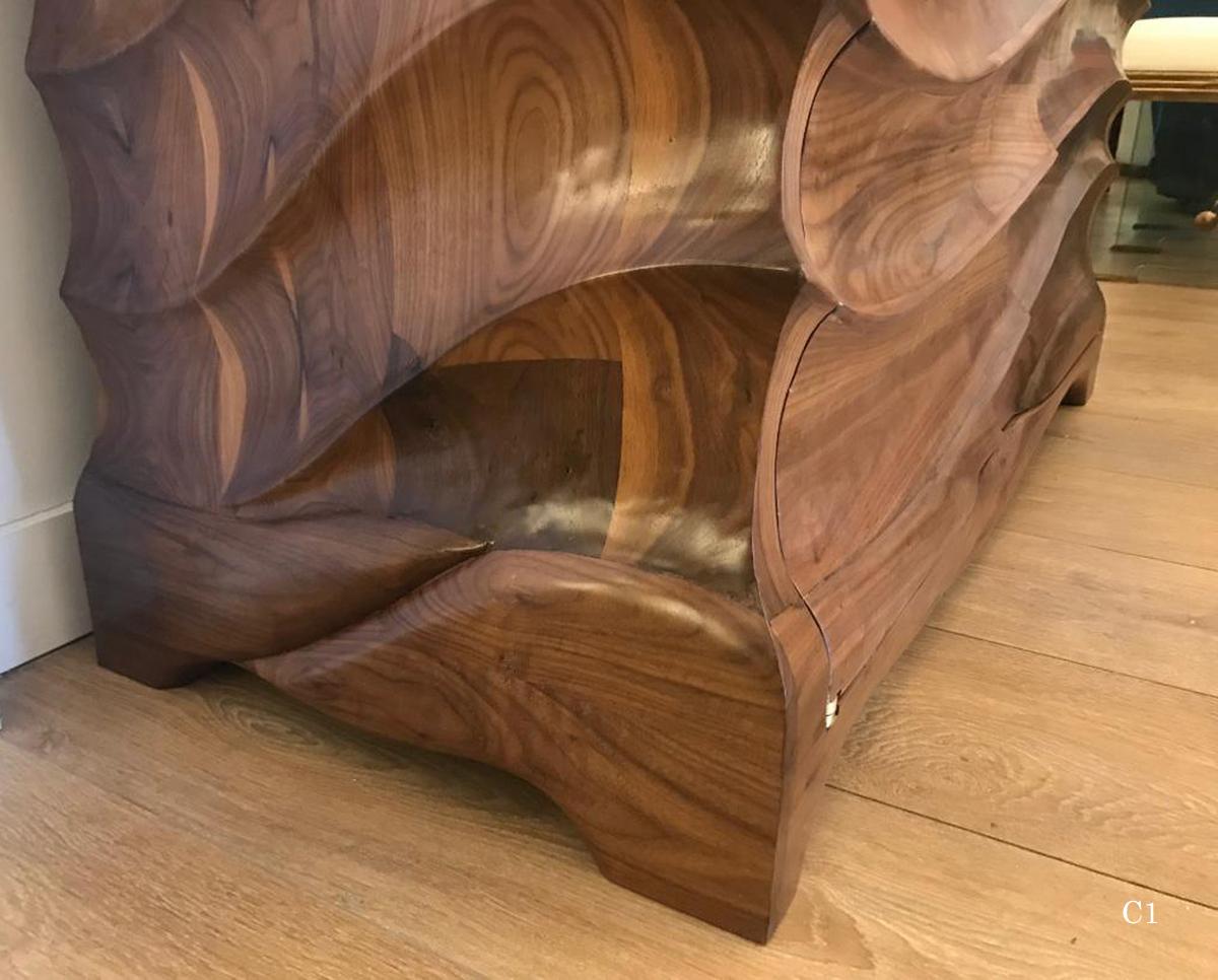 Contemporary Pair of Biomorphic Studio Cabinets
