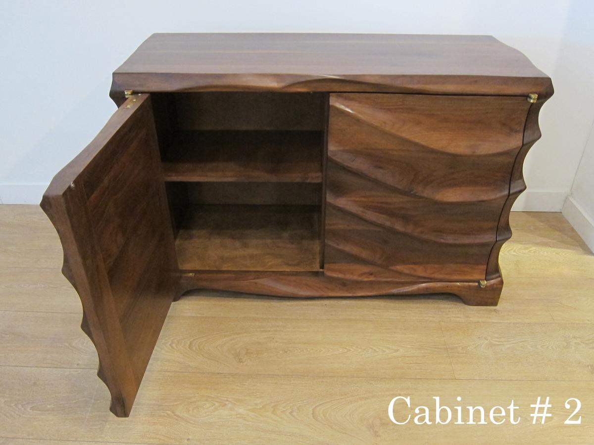 Pair of Biomorphic Studio Cabinets 1